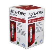 QUE THỬ ĐƯỜNG HUYẾT ACCUCHECK PERFORMA 50 QUE HÀNG CÔNG TY