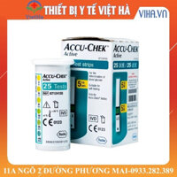 Que Thử Đường Huyết Accucheck Active Hộp 25 Que