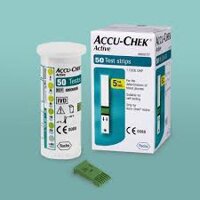 QUE THỬ ĐƯỜNG HUYẾT ACCUCHEK ACTIVE (50 QUE/HỘP)