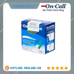 Que thử đường huyết Acon On-Call Plus Blood Glucose Test Strips - 25 que