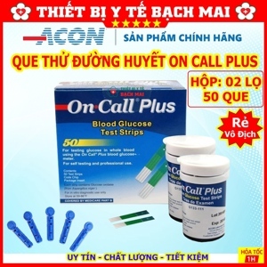 Que thử đường huyết Acon On-Call Plus Blood Glucose Test Strips - 25 que