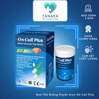 Que Thử Đường Huyết Acon On Call Plus Dùng Cho Máy On Call Plus & On Call EZ II (Mẫu Lọ)