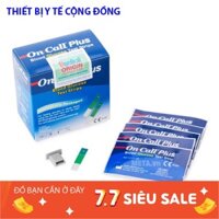 Que Thử Đường Huyết Acon On Call Plus, On Call EZ II (1 hộp 25 gói test rời)