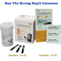 Que Thử Đường Huyết Caresens