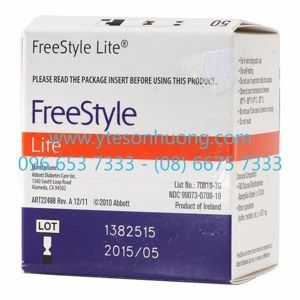 Que thử đường huyết Freestyle Lite