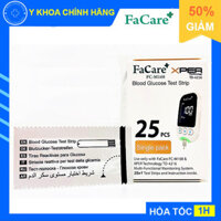 Que thử đường huyết Glucose dành cho máy đo Facare 5 trong 1 FC-M168  - Hộp 25 que thử