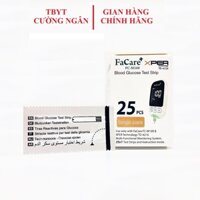 Que thử đường huyết Glucose dành cho máy đo Facare 5 trong 1 FC-M168 (TD-4216) - Hộp 25 que thử