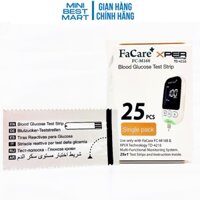 Que thử đường huyết Glucose dành cho máy đo Facare 5 trong 1 FC-M168 (TD-4216) - Hộp 25 que thử