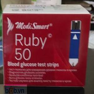 Que thử đường huyết MediSmart Ruby