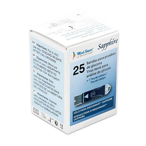 Que thử đường huyết Medismart Sapphire 25
