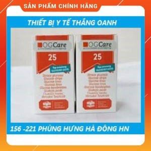 Que thử đường huyết OGCARE (25 que)