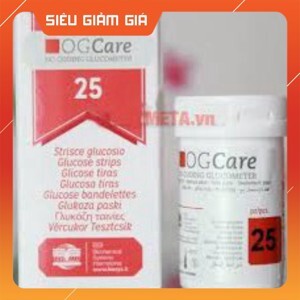 Que thử đường huyết OGCARE (25 que)
