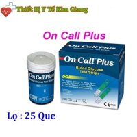 Que Thử Đường Huyết On Call Plus Lọ 25 Que