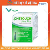 Que Thử Đường Huyết One Touch Ultra PLus (Hộp 25 Que)