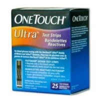 Que thử đường huyết OneTouch Ultra hàng công ty chính hãng date xa