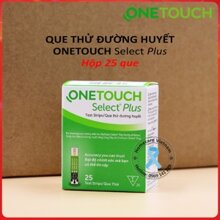 Hộp 25 Que thử đường huyết One Touch Select Plus Simple
