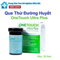 Que Thử Đường Huyết OneTouch Ultra Plus Hộp 25 Que