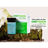 Que thử đường huyết Onetouch Ultra Plus ( hộp 25 que ) date2025