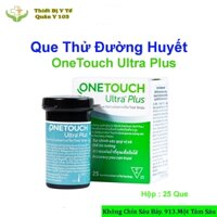 Que Thử Đường Huyết OneTouch Ultra Plus Hộp 25 Que