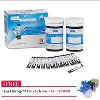 Que thử đường huyết Safe Accu Sinocare 50 que + 50 Kim chích máu