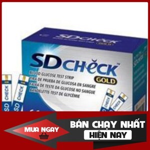 Que thử đường huyết SD Check Gold