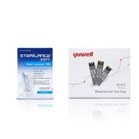 Que thử đường huyết Yuwell 710 (50 que + 50 kim)