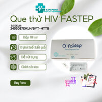 Que thử HIV Fastep USA tách lẻ 20 test, dạng khay date 2027