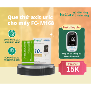 Que thử Lactate hộp 10 que cho máy đo đa thông số 5 trong 1 FC-M168