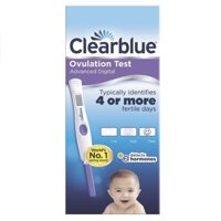 Que thử rụng trứng Clearblue 4 Or More 3 nấc - Clearblue Advanced Digital Ovulation Kit Test (Dual Hormone) 10 Pack