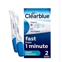 Que thử thai Clearblue Pregnancy Test hộp 2 que
