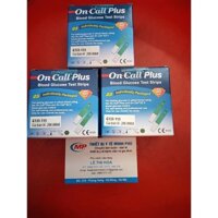 Que thử tiểu đường On Call Plus