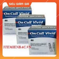 QUE THỬ TIỂU ĐƯỜNG ONCALL VIVID HỘP 25 TET  QUE RỜI