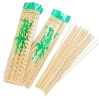 Que Xiên Tre Nướng Thịt BBQ, Trang trí DIY, Xiên nướng Bề Mặt Mài Mịn