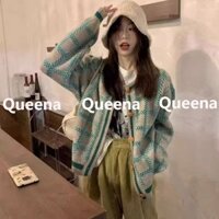 Queena Áo Len áo khoác cardigan Cute Fashion Casual Hàn Phong WMY23906D037Z230914