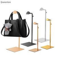 Queenten Có Thể Điều Chỉnh Đánh Bóng Vàng / Bạc Túi Treo Túi Xách Kệ Trưng Bày Đứng Ví Túi Xách Giá Đỡ Sắp Xếp Đứng Lưu Trữ QT