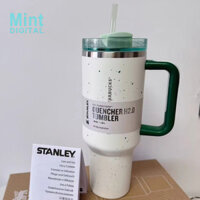 Quencher Tumbler Starbucks Cup Hàn Quốc X Joint Green Pebble 1183ml 40oz có tay cầm Tumbler 40oz Quengher H2.0 Tumbler Cà phê bằng thép không gỉ Termos Cup Cốc ô tô Cốc chân không