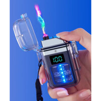 Quẹt Sạc Điện Plasma Vỏ Trong Suốt Mẫu Cũ (Thùng 100)