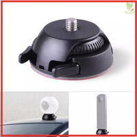 Quick Release Mount Holder Including Buckle + Flat and Curved Base Adhesive Tape Replacement for Samsung Gear 360 Camera Came-6.5