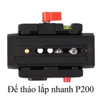 Quick release plate P200 QR40 K30- Đế tháo lắp nhanh máy ảnh máy quay với Gimbal, tripod