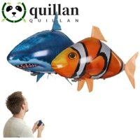 Quillan Air Flying Fish, RC Animal Air Bơi Điều Khiển Từ Xa Cá Mập, Quà Tặng Sinh Nhật Cá Mập Bay Mô Phỏng Qua Phòng Bay Bóng Chú Hề Cá Bé Gái Bé Trai