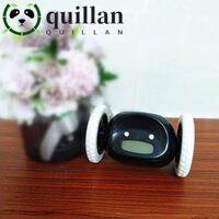 Quillan Đồng hồ báo thức Mồi di chuyển, Đồng hồ bánh xe chạy độc đáo kỳ diệu, Đồng hồ báo thức lười biếng im lặng 4 màu Phòng ngủ