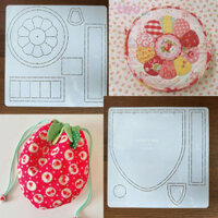 Quilting Mẫu Patchworks Tay Tài Khoản Quilting Thước Chuyên Nghiệp DIY Dụng Cụ May Vá