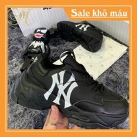 Quindy  [ Hotrend - Bản In ] Giày thể thao sneakers nam nữ đen chữ Hàng đẹp nam nữ, Giày NY đen