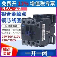 Quinn Zhengtai 380v AC Contactor NXC-25 25A 1 Mở 1 Đóng Thay Thế CJX2-2510 24v220v