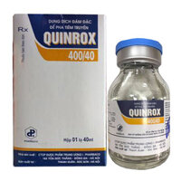 Quinrox 400/40 điều trị nhiễm trùng đường hô hấp, viêm tai giữa mủ mạn tính