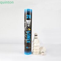 Quinton 12 Cái / lốc Quả Bóng Cầu Lông, Luyện Tập Đánh Xe Thể Thao Tốc Độ Cao, Quả Bóng Cứng Bền Đầu Xốp Trắng Bóng Huấn Luyện Bóng Thiết Bị Thể Thao