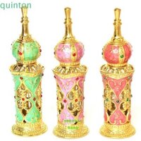 Quinton Chai thủy tinh Chai rỗng di động có ống nhỏ giọt thủy tinh Phong cách Ả Rập Chai có thể đổ lại Hộp đựng dầu