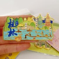 Quốc Gia Hợp Thời Trang Sáng Tạo Quế Lâm Thành Phố Kim Loại Văn Hóa Sáng Tạo Từ Tủ Lạnh Nam Châm Thân Voi Núi Lệ Giang Du Lịch Sou