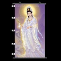 Quốc Gia Hợp Thời Trang Trái Tim Tinh Khiết Quan Âm Chân Dung Cuộn Tranh Hộ Gia Đình Đền Tường Phước Lành Tranh Quan Âm Chống Ẩm Bao Xấu Xí 3-25-12