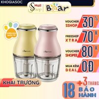 [Quốc tế] Máy xay thực phẩm ăn dặm Bear Chính hãng 0.6L mini đa năng cho bé B02U2/B02X5 - SSHOP OFFICIAL